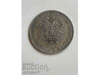silver coin 5 marks Germany 1876 A Wilhelm Prussia