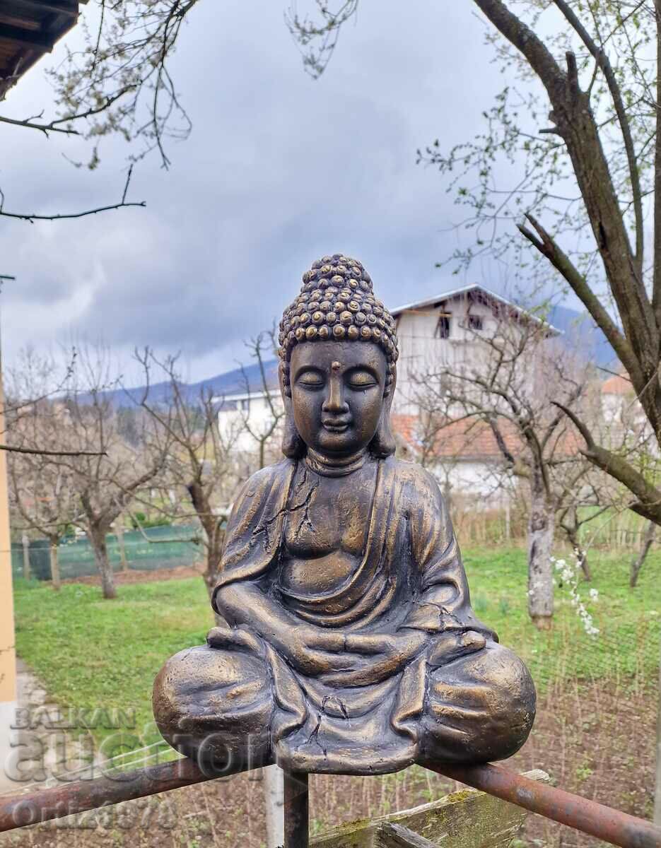 Auction  BUDDHA, BUDDHISM–Large figure 43cm/30cm