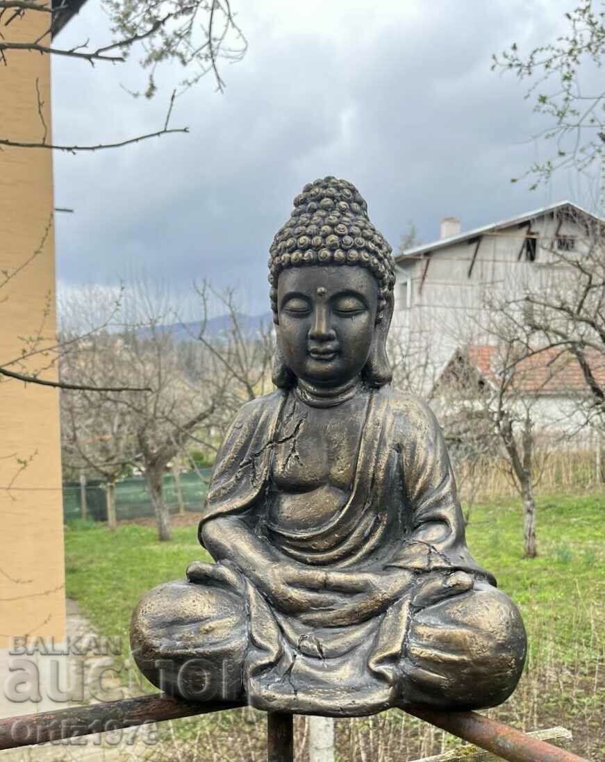BUDDHA, BUDDHISM–Large figure 43cm/30cm