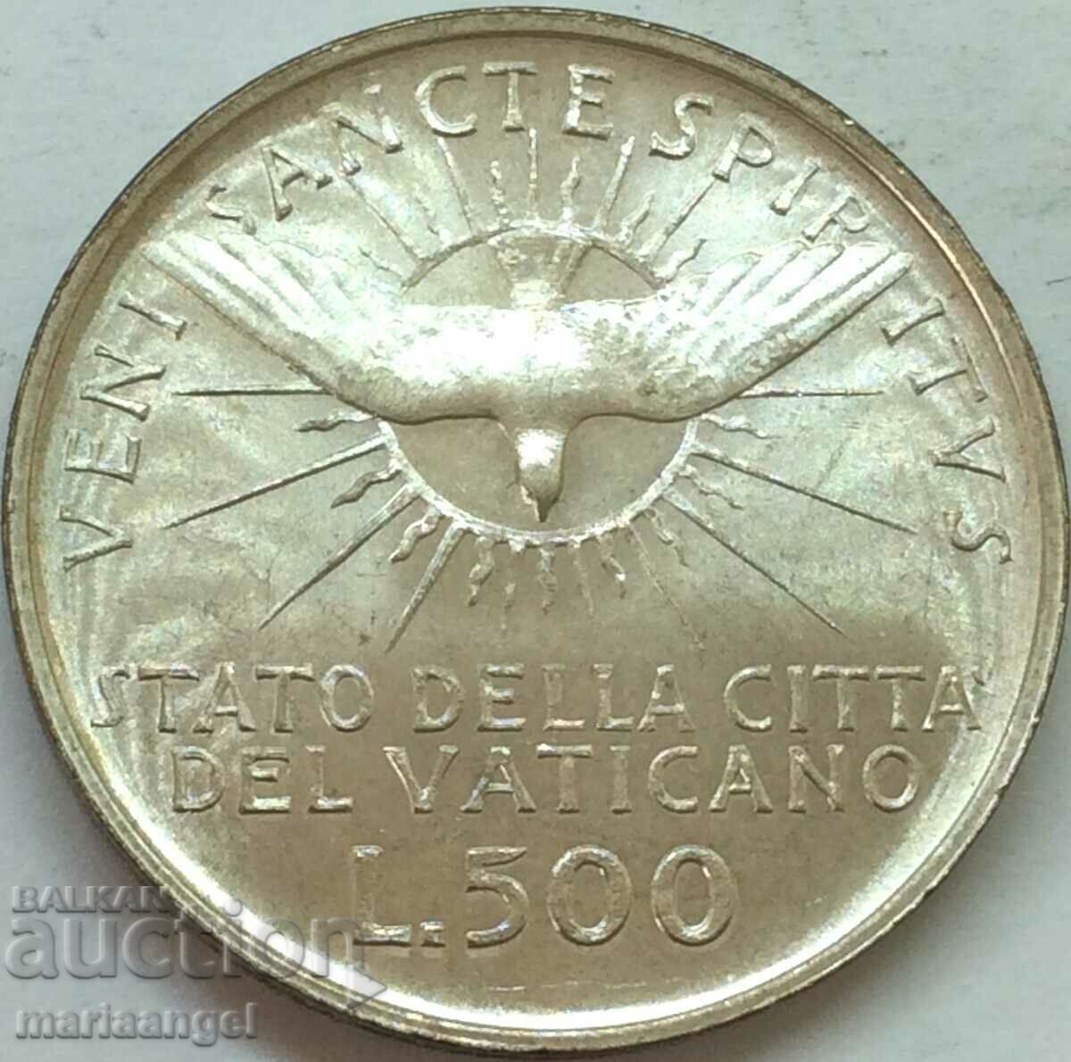 vatican 1963 500 lire Argint gol