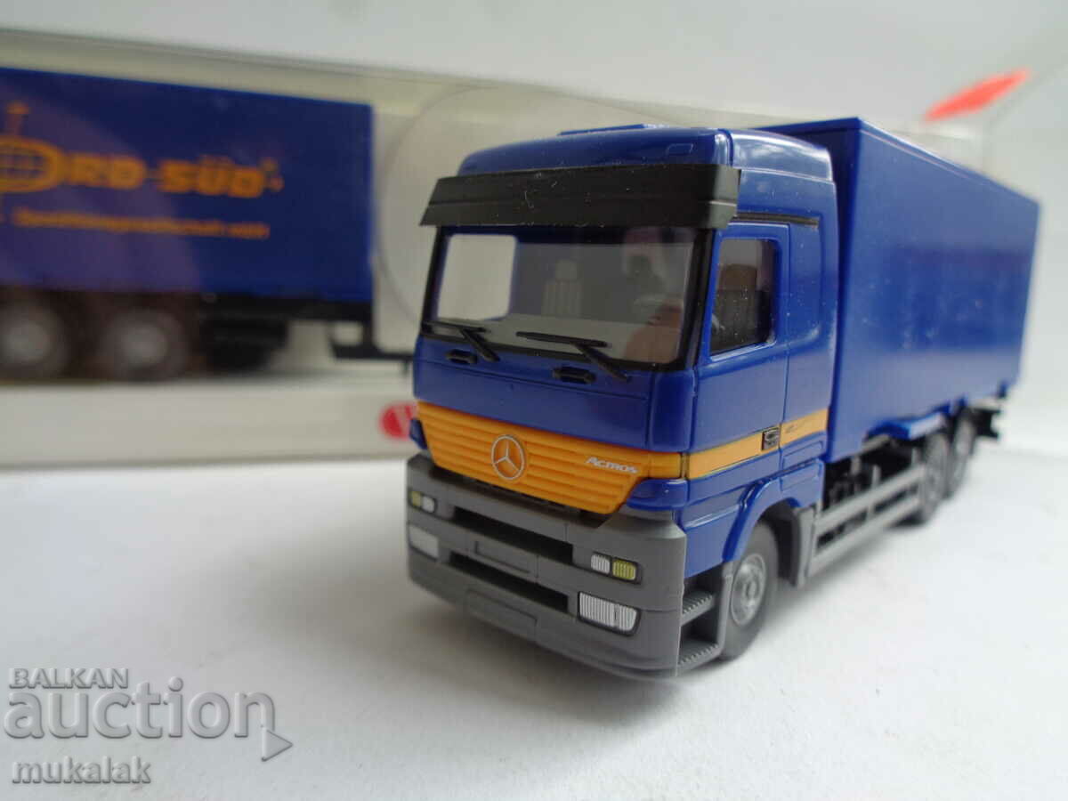 WIKING H0 1/87 MERCEDES ACTROS TRUCK MODEL TOY TROLLEY - 6 WIKING H0 1/87 MERCEDES ACTROS TRUCK MODEL TOY TROLLEY - 6