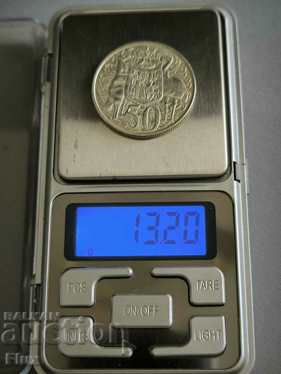 Silver coin - Australia - 50 cents | 1966 - 5 Silver coin - Australia - 50 cents | 1966 - 5