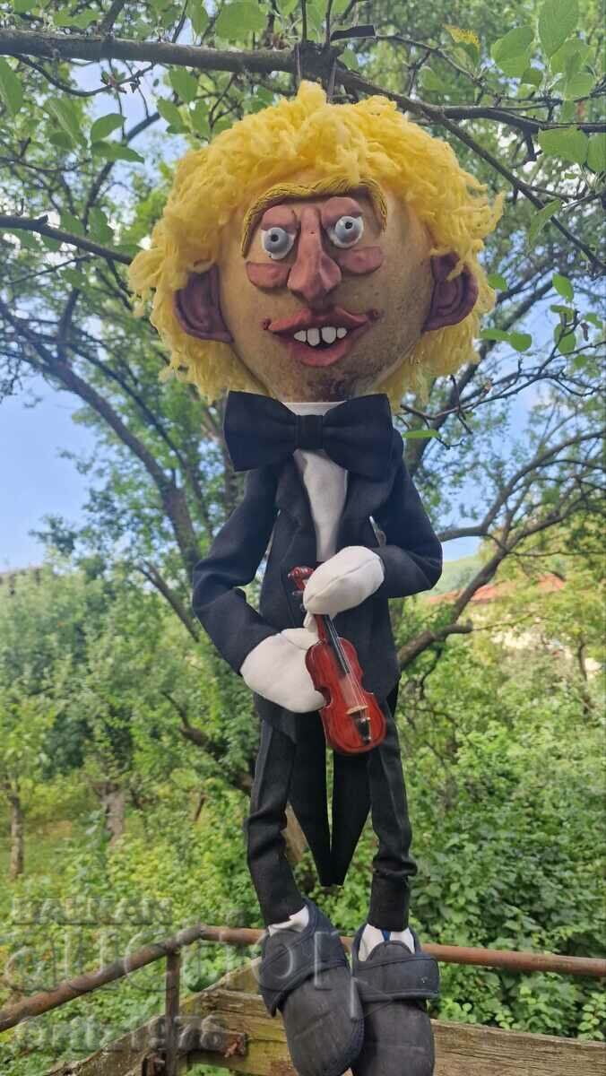 Large old theater doll - Author's, 70 cm with price € 59.00 | 115.39 BGN