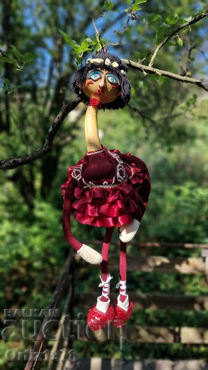 LARGE OLD THEATER DOLL - AUTHOR'S, 95cm with price 116.00 BGN | € 59.31 LARGE OLD THEATER DOLL - AUTHOR'S, 95cm with price 116.00 BGN | € 59.31