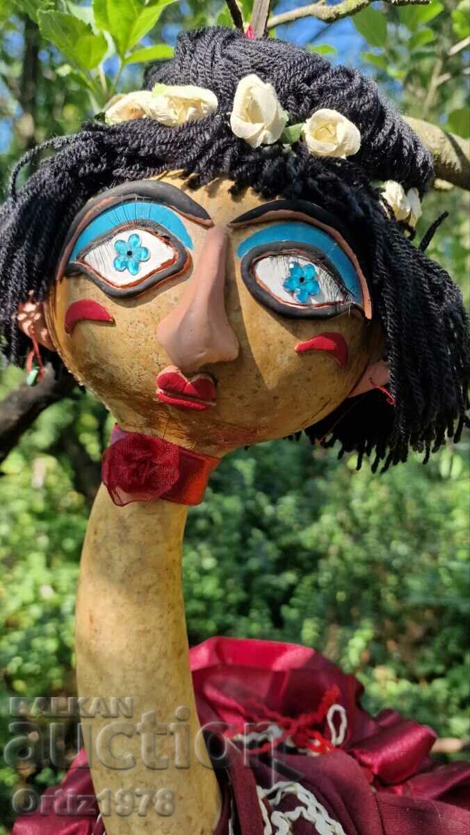 Auction LARGE OLD THEATER DOLL - AUTHOR'S, 95cm Auction LARGE OLD THEATER DOLL - AUTHOR'S, 95cm