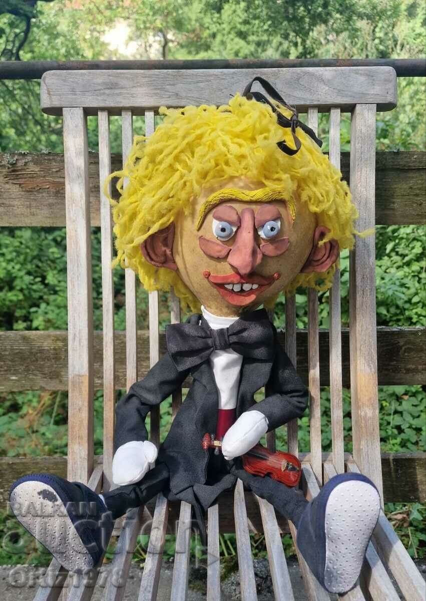 LARGE OLD THEATER DOLL - AUTHOR'S, 95cm - 7 LARGE OLD THEATER DOLL - AUTHOR'S, 95cm - 7