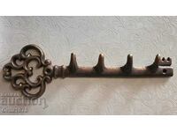 Retro key hanger - Cast iron, 29 cm