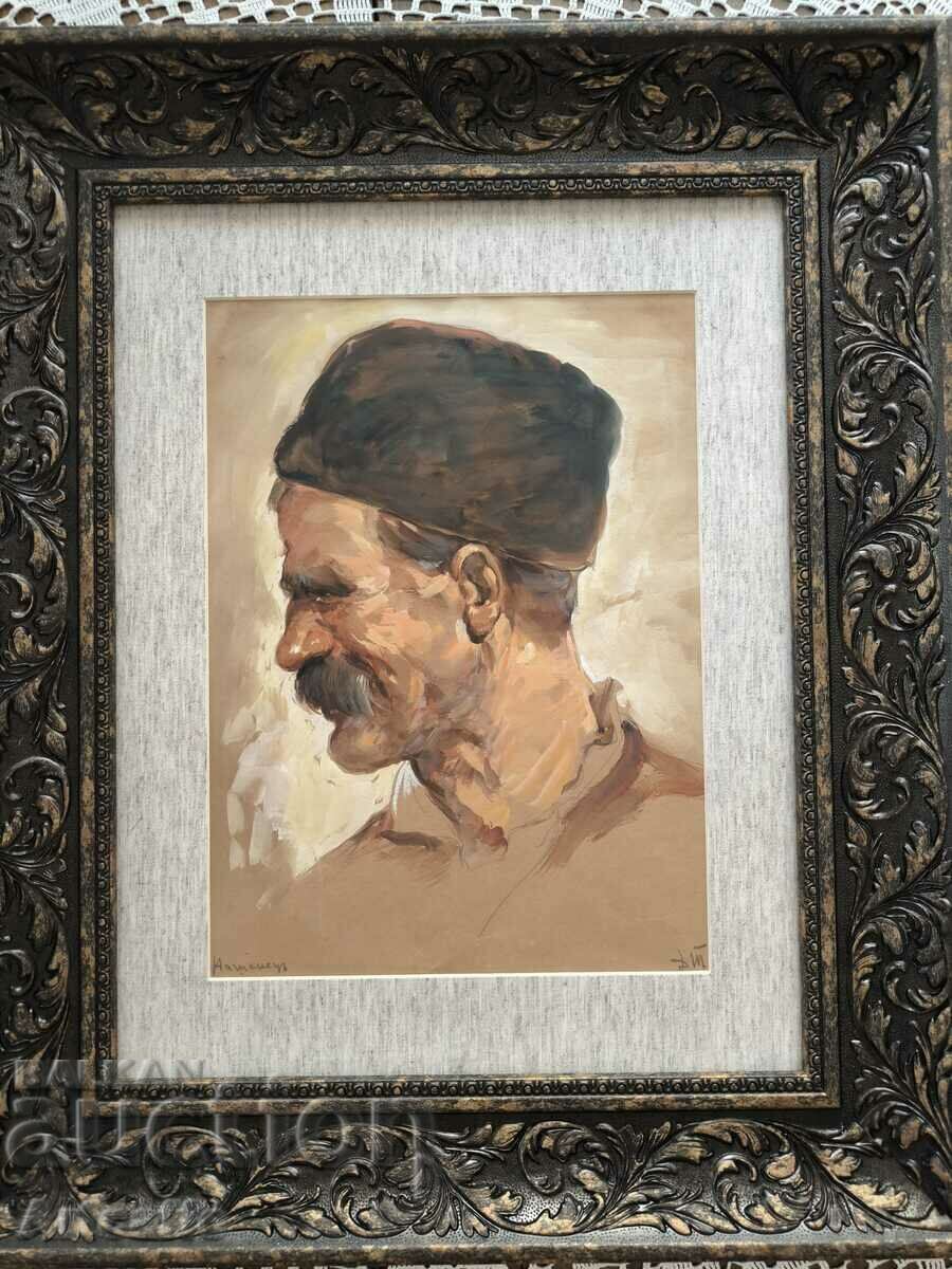 Dimitar Chorbadzhiyski Chudomir - gouache watercolor