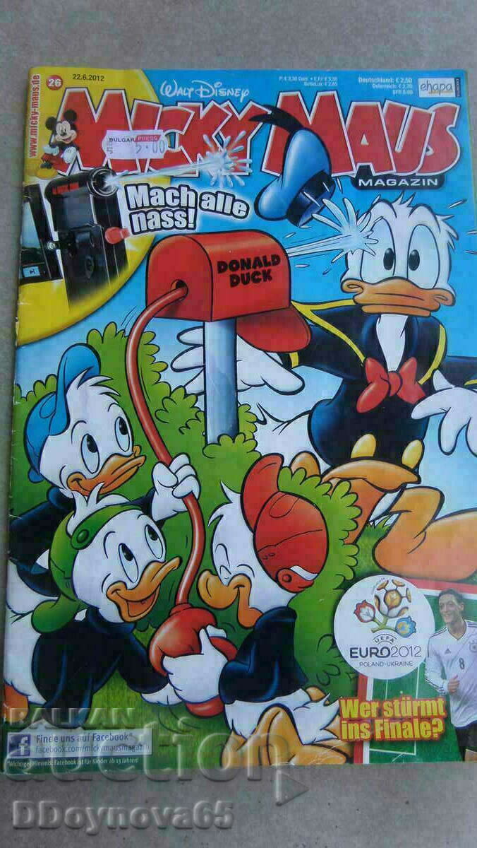 Mickey Mouse comic in German Mickey Mouse comic in German