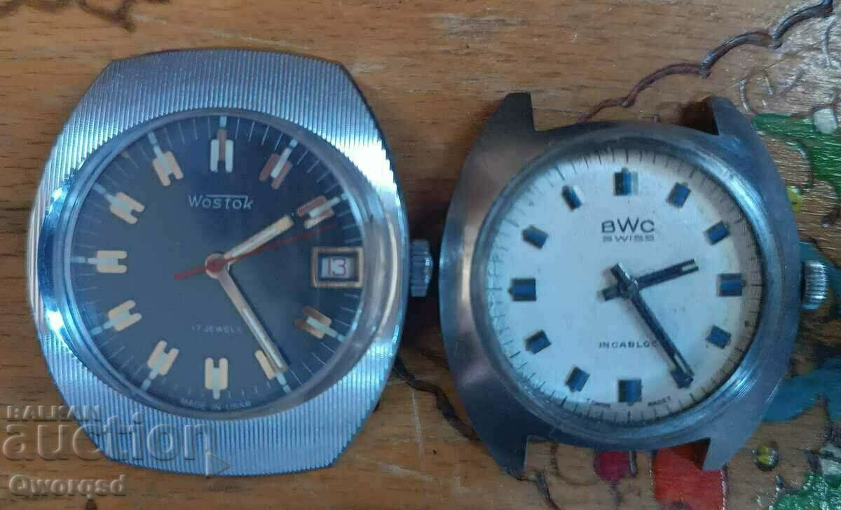 Πολλά ρολόγια BWC και Vostok