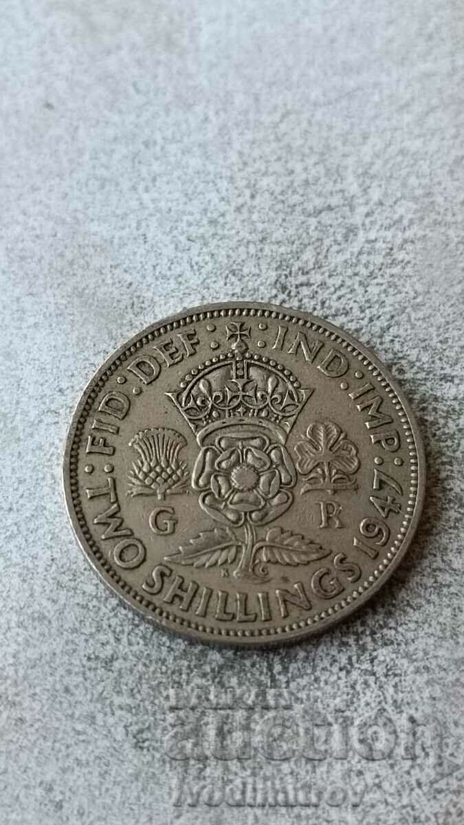 Великобритания 2 шилинга 1947