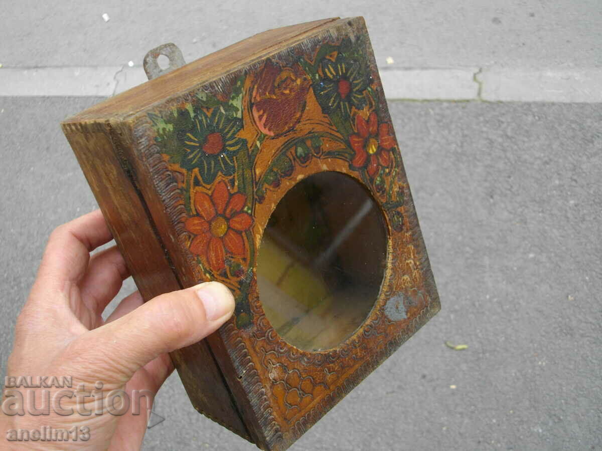 OLD WOODEN WATCH BOX