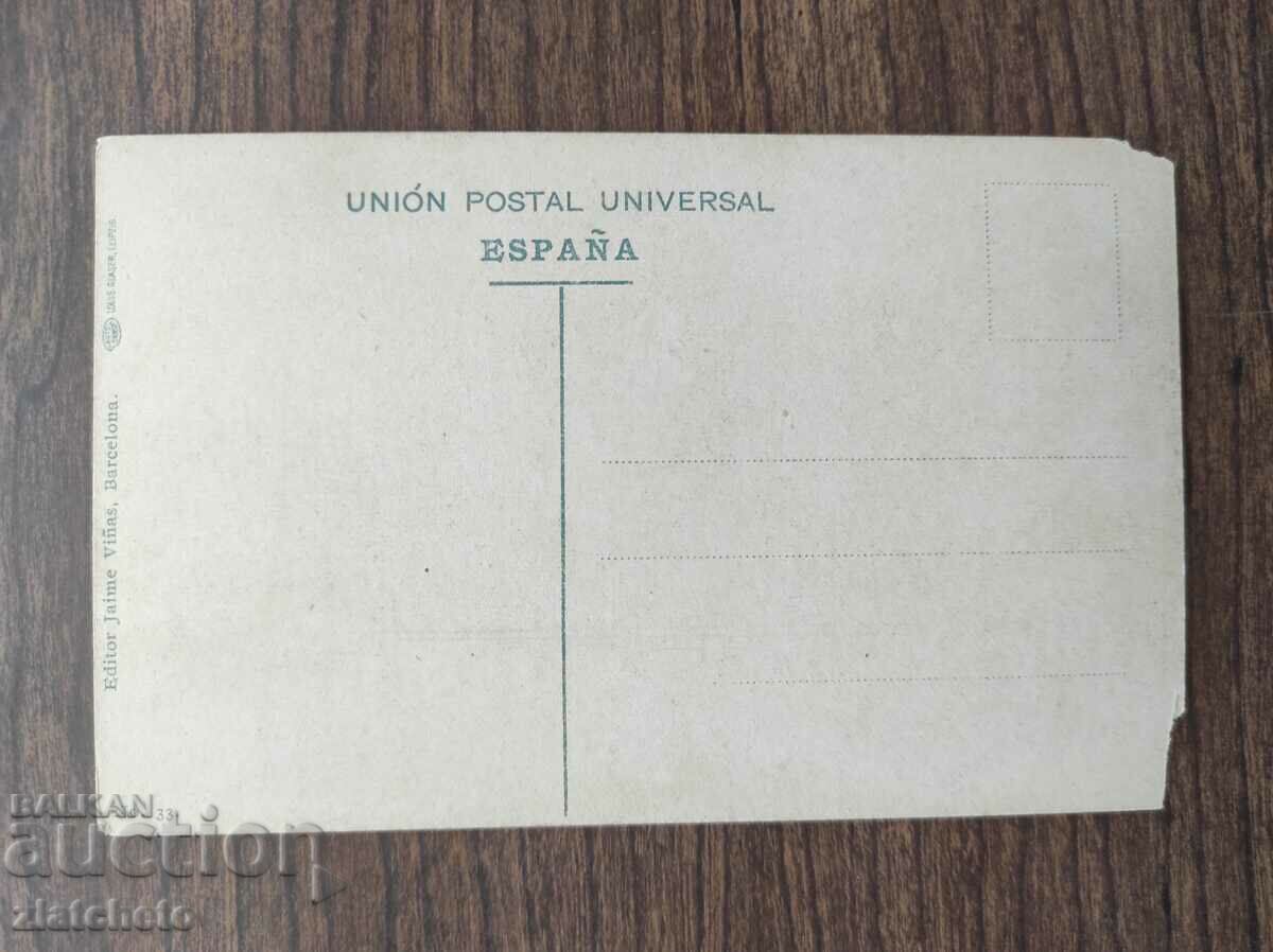 Delivery of Post card before 1945. Delivery of Post card before 1945.