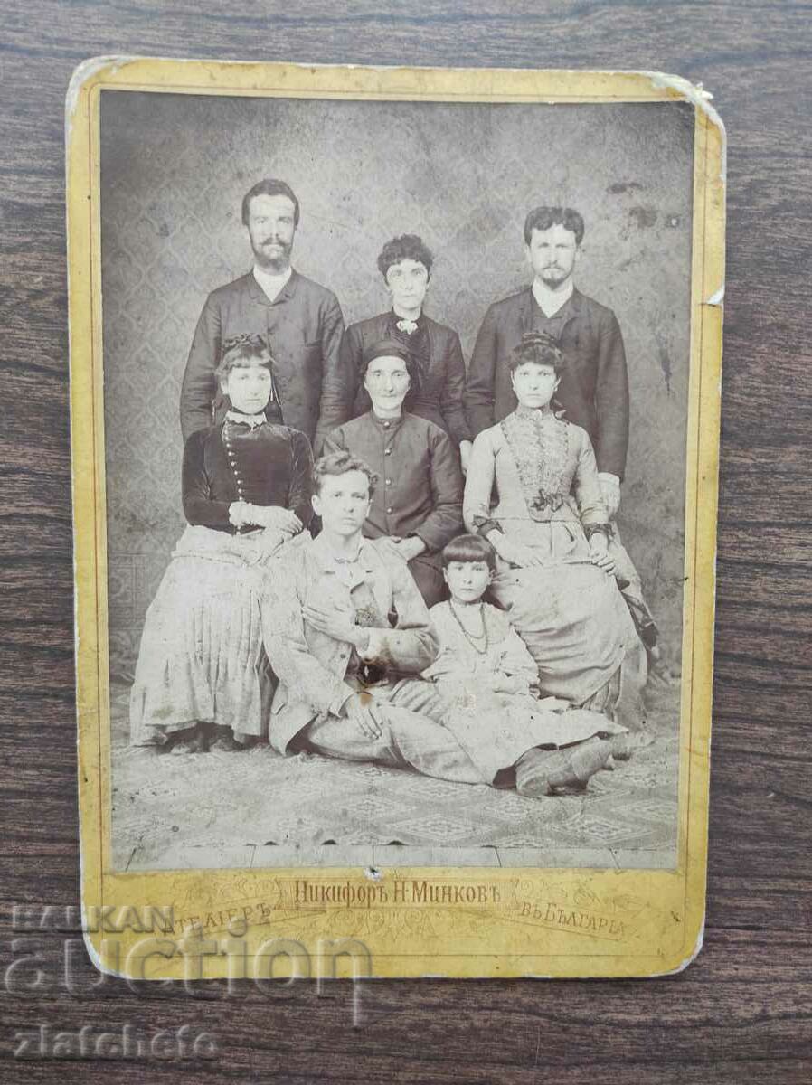 Old photo cardboard Kingdom of Bulgaria - studio Nikifor Minkov with price 35.00 BGN | € 17.90