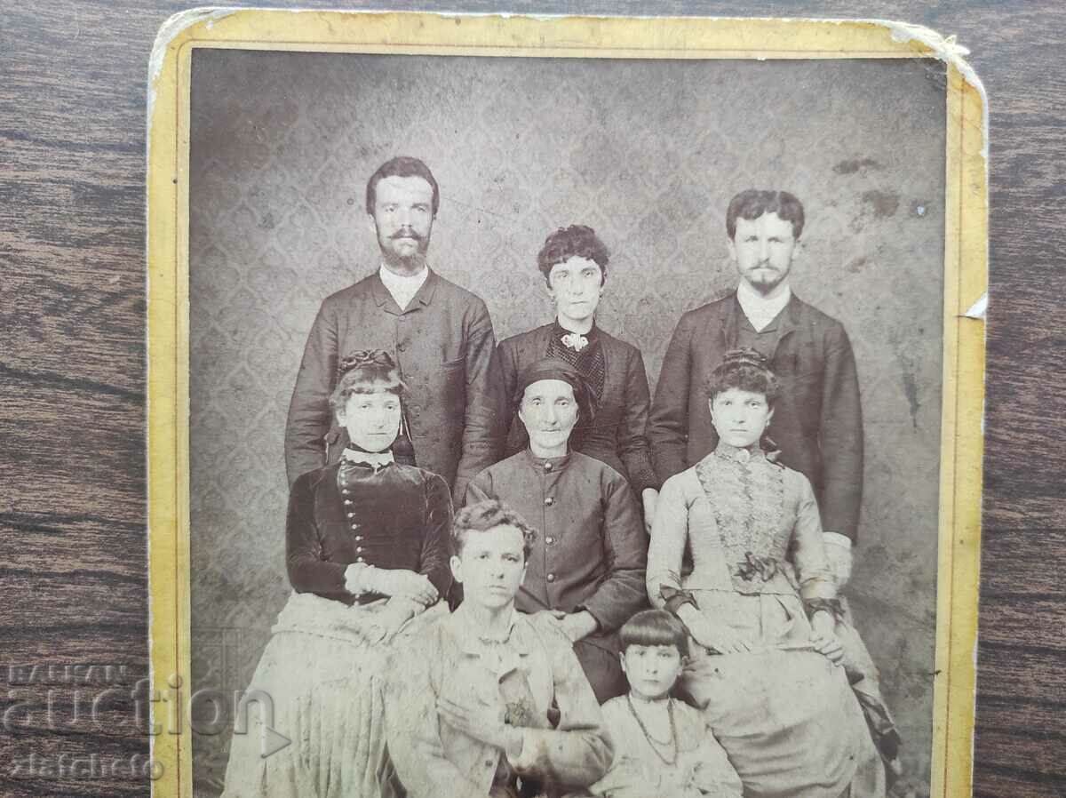 Auction  Old photo cardboard Kingdom of Bulgaria - studio Nikifor Minkov