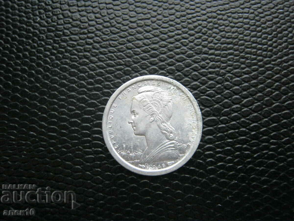 Камерун  1  франк   1948