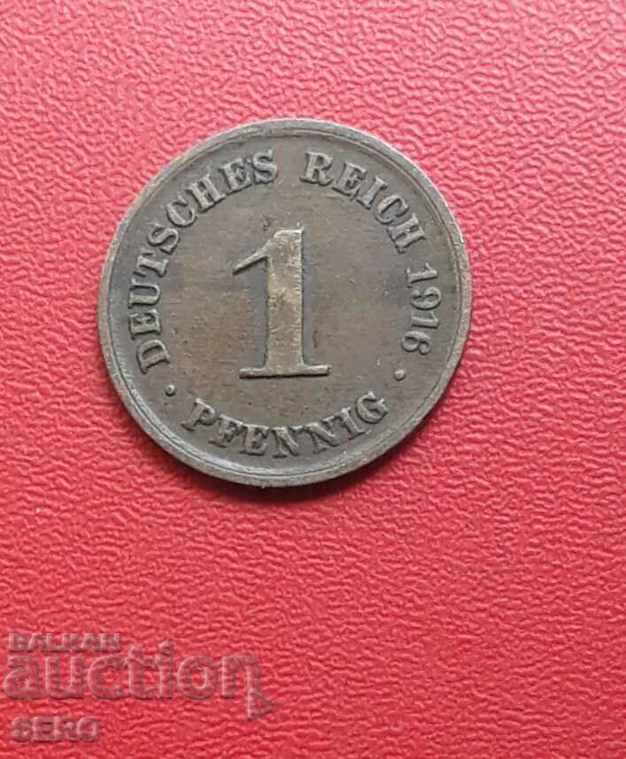 Γερμανία-1 pfennig 1916 D-Munich