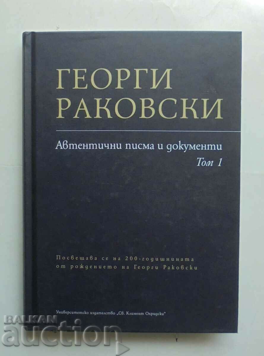 Georgi Rakovski. Authentic letters and documents. Volume 1 2022