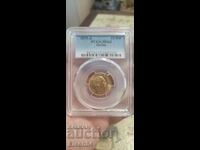 20 dinars 1879 MS62 PCGS Serbia Gold