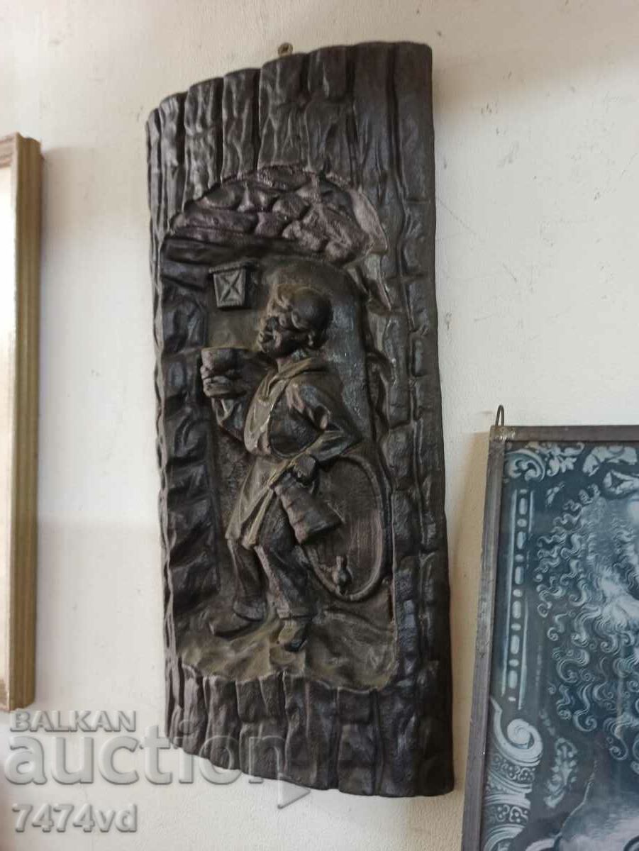 LARGE EMBOSSED SOLID CAST IRON PANEL TAILOR - 5 LARGE EMBOSSED SOLID CAST IRON PANEL TAILOR - 5