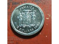 Jamaica $5 1995 UNC