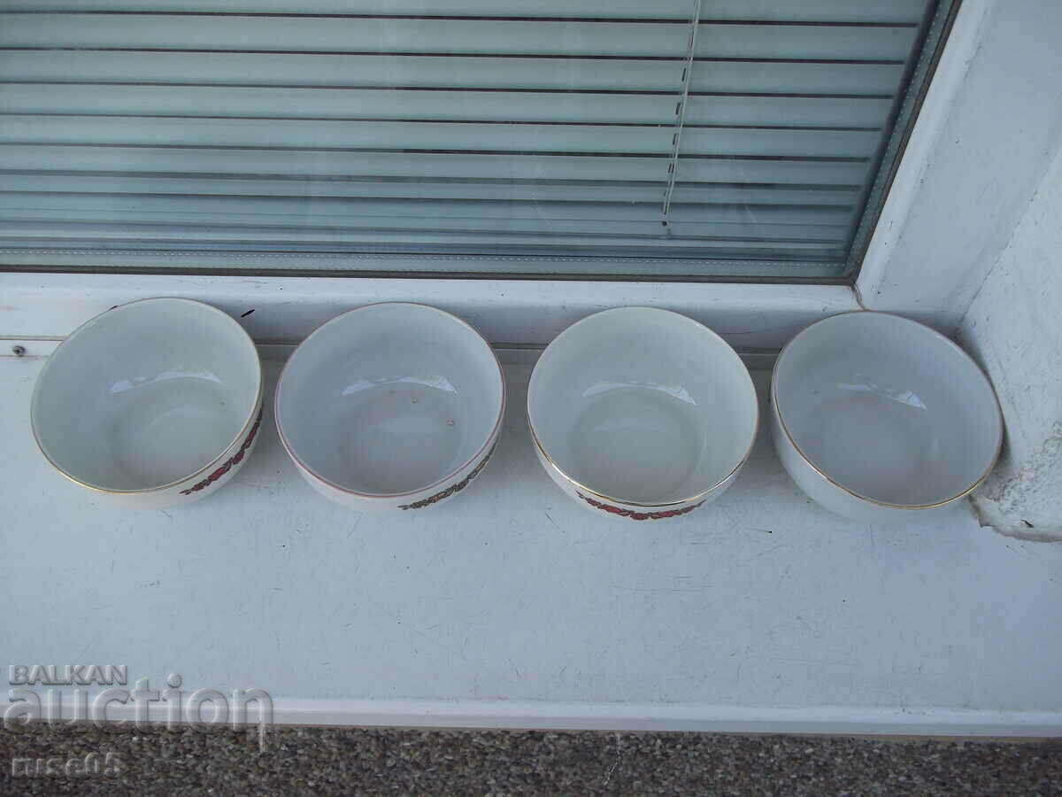 Lot of 4 pcs. porcelain bowls from soca - 6 Lot of 4 pcs. porcelain bowls from soca - 6