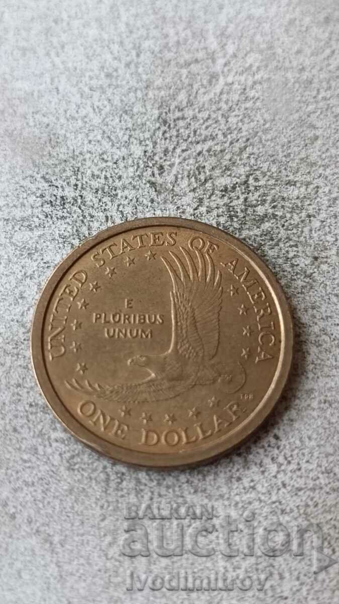 САЩ 1 долар 2001 P Сакагавеа Долар