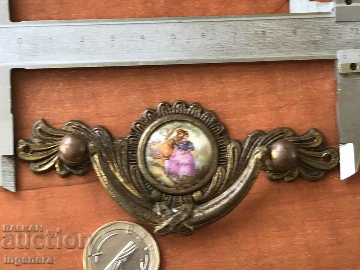 Delivery of HANDLE FURNITURE HANDLES METAL PORCELAIN ANTIQUE