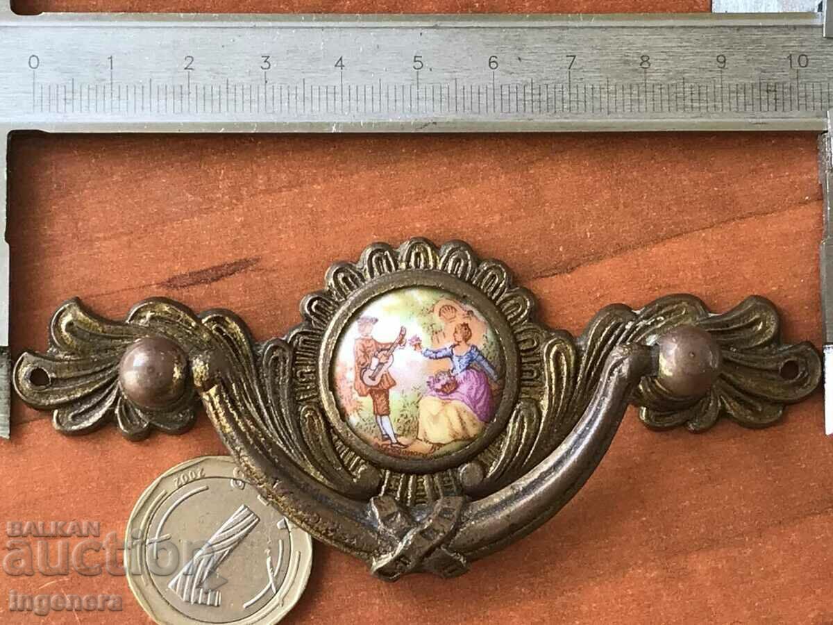 HANDLE FURNITURE HANDLES METAL PORCELAIN ANTIQUE with price 24.00 BGN | € 12.27 HANDLE FURNITURE HANDLES METAL PORCELAIN ANTIQUE with price 24.00 BGN | € 12.27