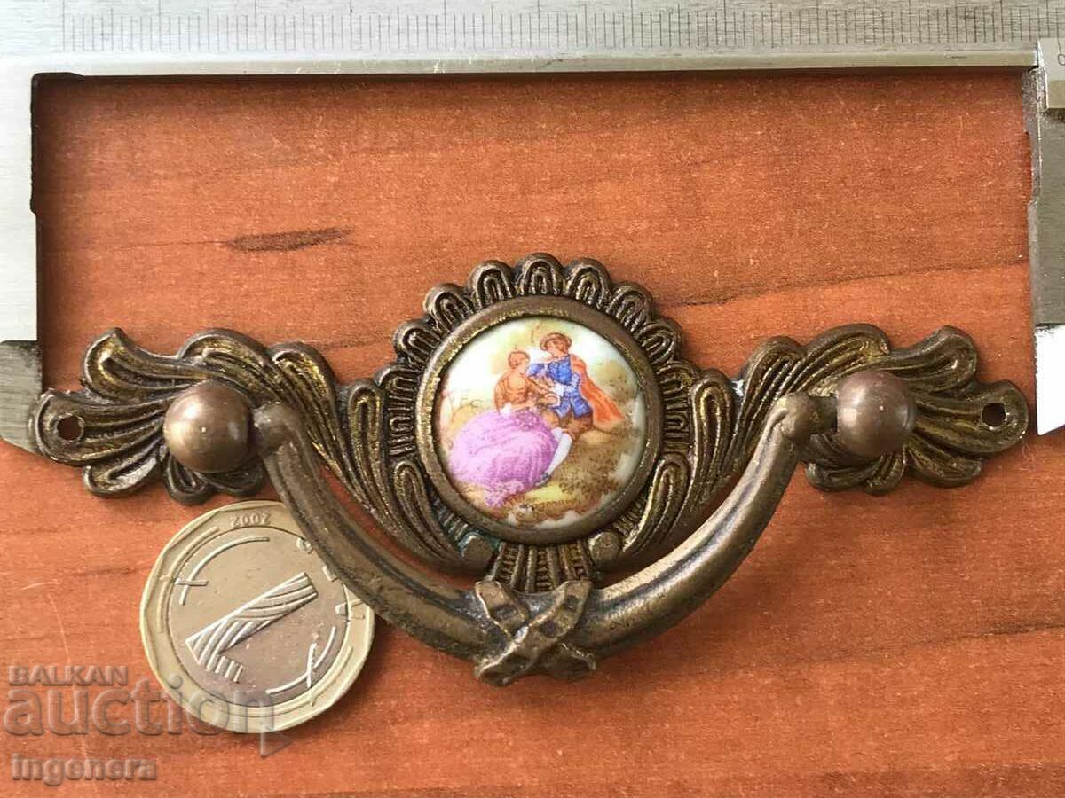 Auction HANDLE FURNITURE HANDLES METAL PORCELAIN ANTIQUE Auction HANDLE FURNITURE HANDLES METAL PORCELAIN ANTIQUE