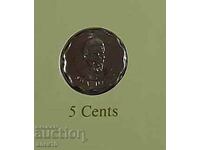 Swaziland 5 cents 1979