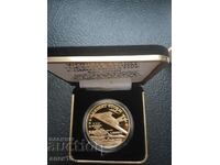 Hutt River $20 1991 F 117 stealth gold plated