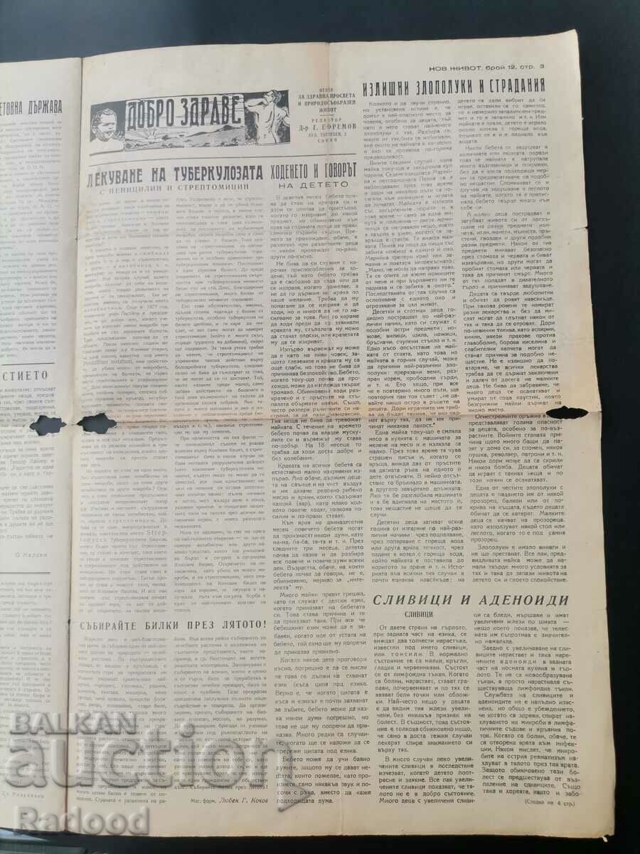 Newspaper New Life Issue 12/1948. - 5 Newspaper New Life Issue 12/1948. - 5