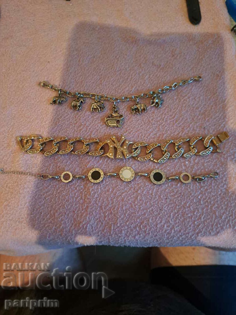 Women's bracelets, lot of 3 pcs. BZC