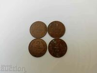 0,01 cenți. Lot monede bulgare 1912 - B.Z.C.