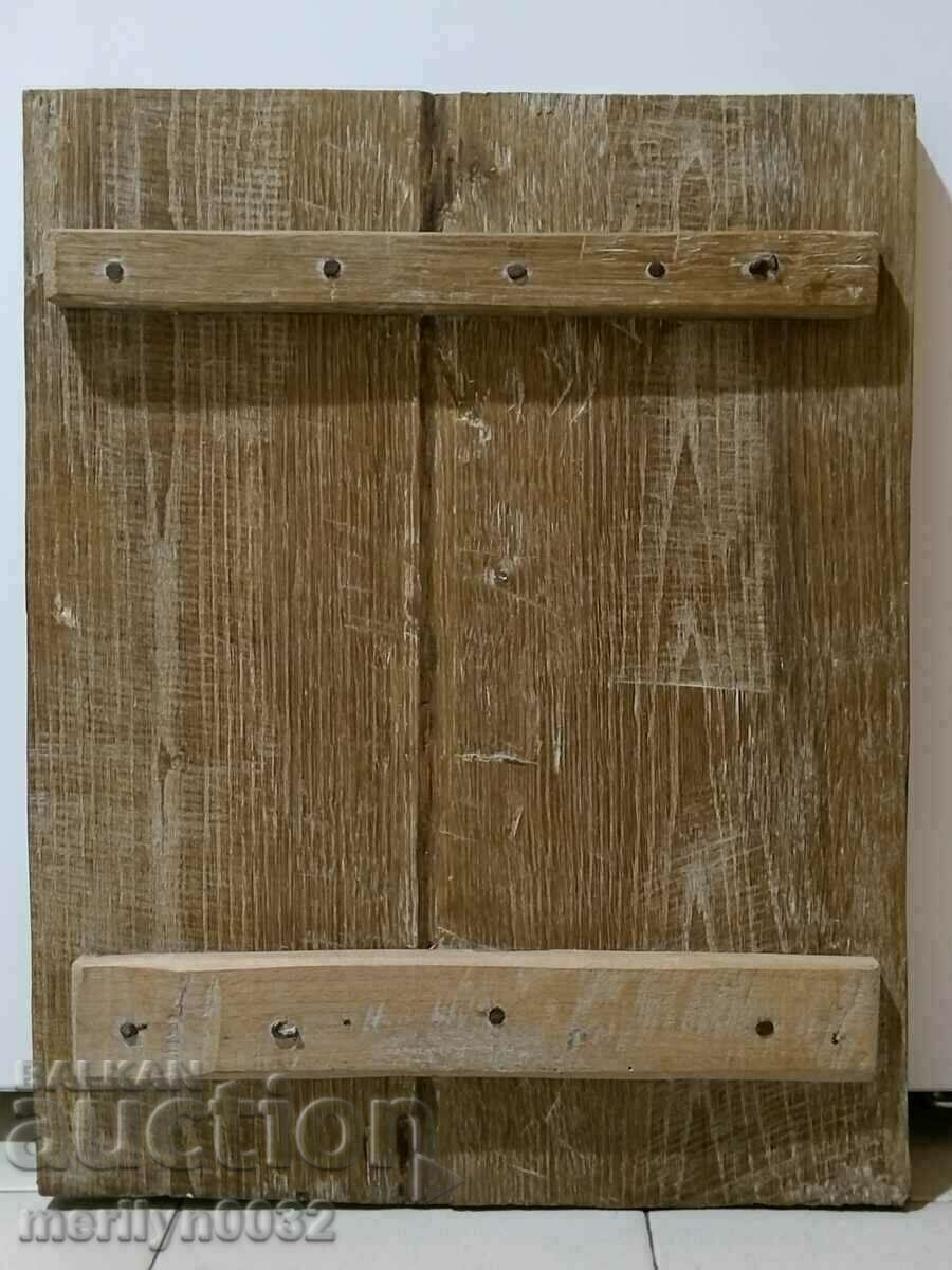 Auction Painted icon 1905 48/37cm St. Marina cross devil picture Auction Painted icon 1905 48/37cm St. Marina cross devil picture