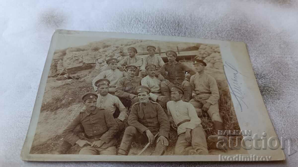 Foto Soldații pe front 1918 Primul Război Mondial