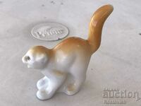 Porcelain figurine "Cat" Polonnoe, USSR, 1973