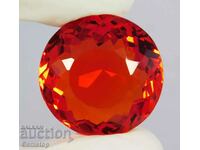BZC 76.55 ct natural fire opal circle cert.OMGTL from 1st