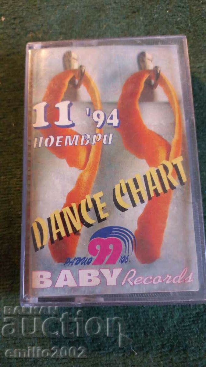Dance chart 94 audio cassette