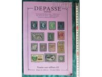 France Philatelic magazine with offers for sale & DEPA...