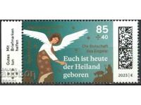Καθαρό γραμματόσημο Χριστούγεννα 2023 από τη Γερμανία