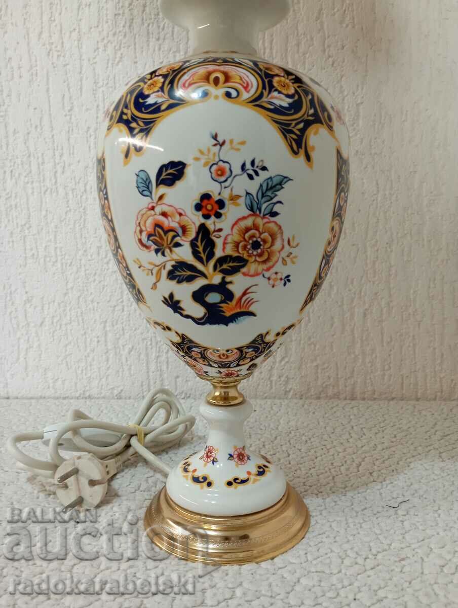 A large beautiful antique porcelain lamp with price 159.90 BGN | € 81.76