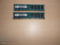 576. Ram DDR2 800 MHz,PC2-6400,2Gb,NANYA. Kit 2 bucati. NOU