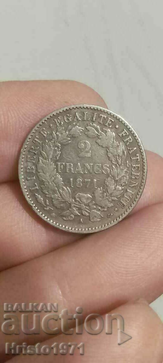 2 francs 1871