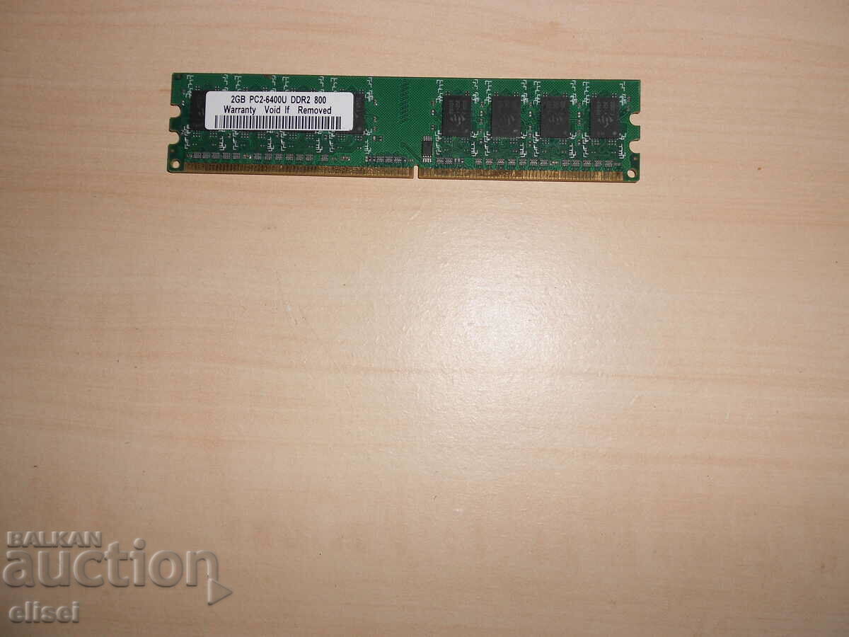 618.Ram DDR2 800 MHz,PC2-6400,2Gb.Spd. НОВ