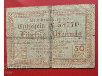 Τραπεζογραμμάτιο-Γερμανία-Σαξονία-Νάουμπουργκ-50 pfennig 1919