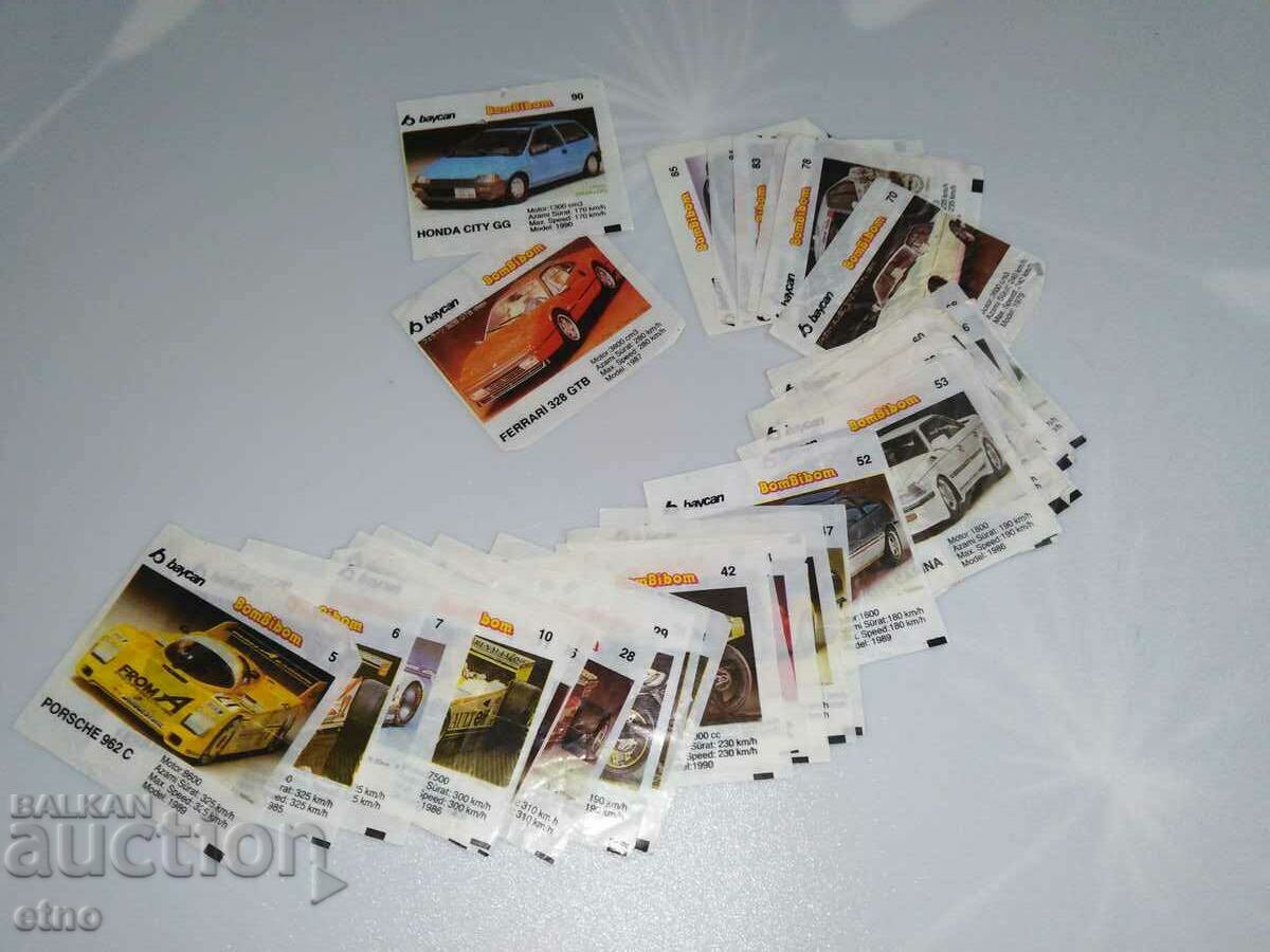 32 pcs. SOCIAL GUM PICTURES-BOMBIBOM