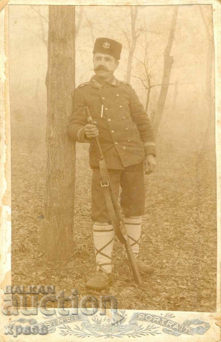 OLD PHOTO - CARDBOARD - CHETNIK - 2295