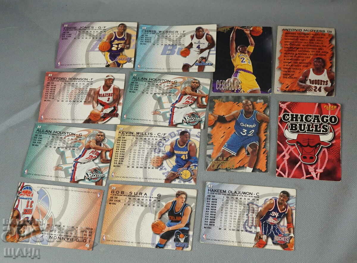 NBA 13 Стари карти баскетбол баскетболисти CHICAGO BULLS